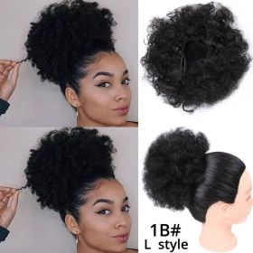 High Puff Ponytail (Option: Black S)