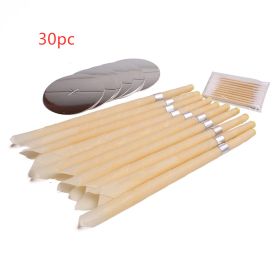 Coning Beewax Natural Ear Candle Ear Healthy Care Ear Treatment Wax Removal Earwax Cleaner (Option: 30Pcs)