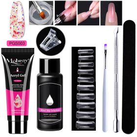 7-Piece Nail Art Crystal Extender Set (Option: PGS003)